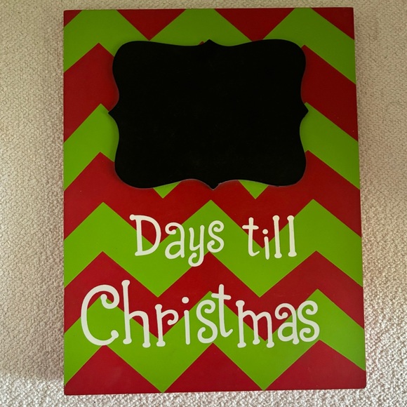 Other - Christmas Countdown Chalkboard 8.5 in x 11 in